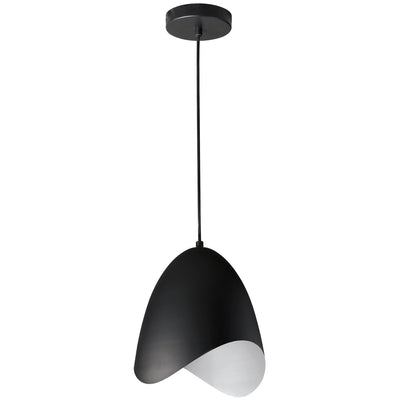 Dainolite Myra 1 Light Pendant Small Black Finish Lamp|Petit luminaire suspendu Myra de Dainolite avec fini noir et 1 ampoule