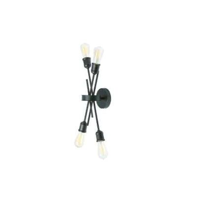 Dainolite Nebraska 4 Light Wall Sconce Espresso Finish Lamp|Applique murale Nebraska de Dainolite avec fini espresso et 4 ampoules