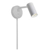 Dainolite Stanly 1 Light Wall Swing Arm Spotlight Matte White Lamp|Projecteur mural Stanly de Dainolite avec bras articulé, fini blanc mat et 1 ampoule