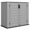 Outsunny 33 Cu.ft Outdoor Storage Shed, Waterproof Storage Cabinet, Grey