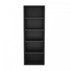 Rivington Modern 28" Open Bookcase in Black | Bibliotheque ouverte moderne Rivington 28" en noir