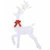 Outsunny 4.3FT Lighted Christmas Reindeer, Lighted Christmas Decoration