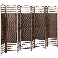 HOMCOM 5.6ft Folding Room Divider, Freestanding Privacy Screen for Bedroom