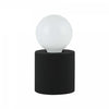 Dainolite Tonya 1 Light Table Lamp Matte Black|Lampe de table Tonya de Dainolite avec fini noir mat et 1 ampoule