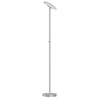 Dainolite LED Torchier Floor Lamp Satin Nickel Finish|Lampe à pied torchère de Dainolite avec fini nickel satiné et ampoule à DEL