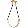 Dainolite Regan LED Pendant 30w Aged Brass White Silicone Diffuser Lamp|Luminaire suspendu Regan de Dainolite en silicone blanc qui diffuse la lumière, avec fini laiton vieilli et ampoule à DEL de 30 W