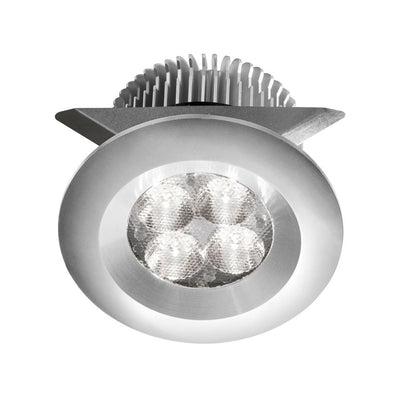 Dainolite Mpled 8 Pot Light Aluminum Dimmable Lamp|Luminaire cylindrique à encastrer Mpled de Dainolite à intensité variable, avec fini aluminium et ampoule de 8 W