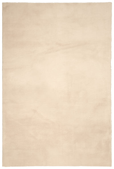 Argo Plush & Shags Beige Washable Rug 5'0" x 7'6" Indoor Area Rug | Tapis Lavable/Moelleux Argo 5'0" x 7'6" en Beige
