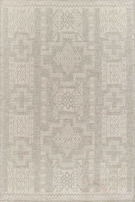 Nyra Transitional 8'0\" x 10'0\" Area Rug in Grey Indoor Area Rug