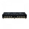 Forno Ambassador 48\" Gas Cooktop, Black, 8 burners - FCTGS5799-48CPBLK