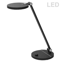 Dainolite Prescott Desk/Table Lamp 8w Matte Black Finish