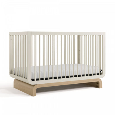 Storkcraft Santorini 5-In-1 Convertible Crib - Frosted Oat/Driftwood