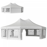 Outsunny 21' x 29' High Peak Decagonal Event Party Tent for Parties