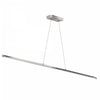 Dainolite Array LED Horizontal Pendant 30w 48" Polished Chrome Finish White Acrylic Diffuser Lamp|Luminaire suspendu horizontal Array de Dainolite de 48 po en acrylique blanc qui diffuse la lumière, avec fini chromé poli et ampoule à DEL de 30 W