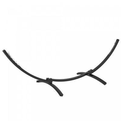 Outsunny 12' Hammock Stand with Steel Frame for Camping Picnic Patio Grey