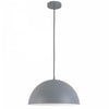 Dainolite Ofelia 1 Light Pendant Small Grey Lamp