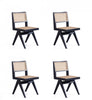 Hamlet Industry Chic Wood Dining Chair in Black and Natural - Set of 4 | Chaise de salle a manger en bois style industriel chic Hamlet en noir et naturel - Lot de 4