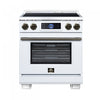 Forno Maximus 30 Inch Induction Range, White, 4.32 cu.ft. - FFSIN0968-30WHT Electric Range | Cuisiniere a induction Forno Maximus 30 pouces, blanc, 4,32 pi³ - FFSIN0968-30WHT