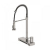 4 Function Chef Pivoting Waterfall Pull-Down Kitchen Faucet, Magnetic Docking. Brushed Nickel-FCWCMBND1 Laundry Combo