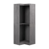Bestar Pur 33 W Corner Closet Organizer - Bark Grey|Organisateur de garde-robe en coin Pur de Bestar de 33 po (L) - gris écorce
