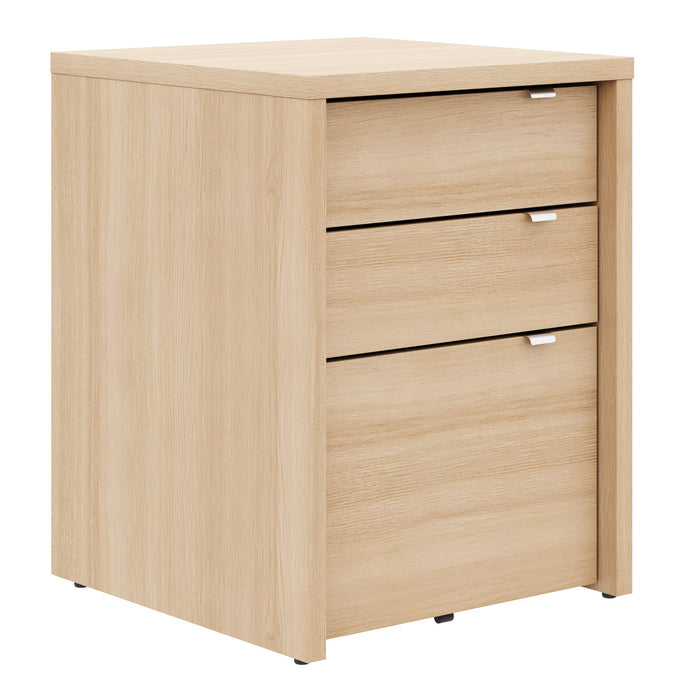 Multi-Purpose Storage Office Storage And Filling Cabinet, Natural Blonde Oak Coat Rack