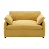 Olivia Oversized Accent Chair with Pillows,Yellow