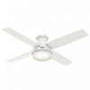 Dempsey Ceiling Fan with Light Fixture - White | Ventilateur de plafond Dempsey avec luminaire - Blanc