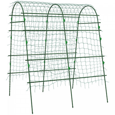 Outsunny Garden Trellis For Climbing Plants Outdoor, 6.8ft Tall|Outsunny Treillis De Jardin Pour Plantes Grimpantes, 6.8ft De Hauteur
