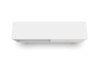 Manhattan Comfort Liberty 62.99" Mid-Century Modern TV Stand with 3 Shelves & 2 Doors - White & Yellow|Meuble pour téléviseur Liberty de Manhattan Comfort de 62,99 po de style moderne du milieu du 20e siècle avec 3 tablettes et 2 portes - blanc et jaune