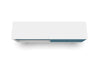Manhattan Comfort Liberty 62.99" Mid-Century Modern TV Stand with 3 Shelves & 2 Doors - White & Aqua|Meuble pour téléviseur Liberty de Manhattan Comfort de 62,99 po de style moderne du milieu du 20e si