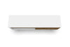 Manhattan Comfort Liberty 62.99" Mid-Century Modern TV Stand with 3 Shelves & 2 Doors - White & Brown|Meuble pour téléviseur Liberty de Manhattan Comfort de 62,99 po de style moderne du milieu du 20e siècle avec 3 tablettes et 2 portes - blanc et brun