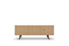 Manhattan Comfort Liberty 62.99" Mid-Century Modern TV Stand with 3 Shelves & 2 Doors - Rustic Brown|Meuble pour téléviseur Liberty de Manhattan Comfort de 62,99 po de style moderne du milieu du 20e si