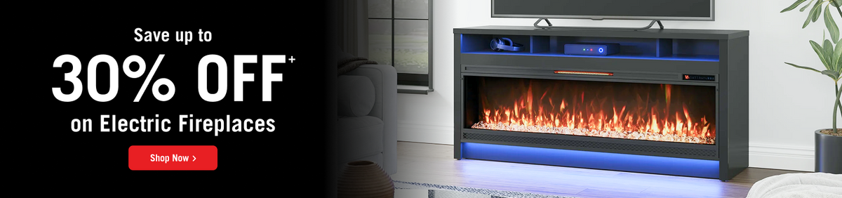 Up to 30% Off on Electric Fireplaces at The Brick! Shop Now!