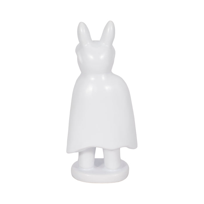Ceramic 10\" Super Dog - White
