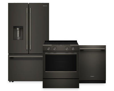 KitchenAid 3-Piece Kitchen Appliance Package – Black Ore | Ensemble de 3 électroménagers KitchenAid pour la cuisine - minerai noir
