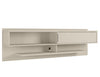 Manhattan Comfort Astor 70.86" Modern Floating Entertainment Center with Media Shelves - Off White|Meuble audio-vidéo flottant moderne Astor de Manhattan Comfort de 70,86 po avec tablettes multimédias - blanc cassé