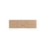 Manhattan Comfort Astor 70.86" Modern Floating Entertainment Center with Media Shelves - Off White|Meuble audio-vidéo flottant moderne Astor de Manhattan Comfort de 70,86 po avec tablettes multimédias - blanc cassé
