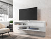 Manhattan Comfort Astor 70.86" Modern Floating Entertainment Center with Media Shelves - White|Meuble audio-vidéo flottant moderne Astor de Manhattan Comfort de 70,86 po avec tablettes multimédias - blanc