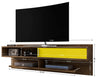 Manhattan Comfort Astor 70.86" Modern Floating Entertainment Center with Media Shelves - Rustic Brown|Meuble audio-vidéo flottant moderne Astor de Manhattan Comfort de 70,86 po avec tablettes multimédias - brun rustique