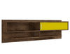 Manhattan Comfort Astor 70.86" Modern Floating Entertainment Center with Media Shelves - Rustic Brown|Meuble audio-vidéo flottant moderne Astor de Manhattan Comfort de 70,86 po avec tablettes multimédias - brun rustique