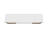 Manhattan Comfort Bradley 62.99" TV Stand with 2 Media Shelves & 2 Storage Shelves - White|Meuble pour téléviseur Bradley de Manhattan Comfort de 62,99 po avec 2 tablettes multimédias et 2 tablettes de rangement - blanc