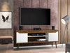 Manhattan Comfort Bradley 62.99" TV Stand with 2 Media Shelves & 2 Storage Shelves - Rustic Brown|Meuble pour téléviseur Bradley de Manhattan Comfort de 62,99 po avec 2 tablettes multimédias et 2 tablettes de rangement - brun rustique