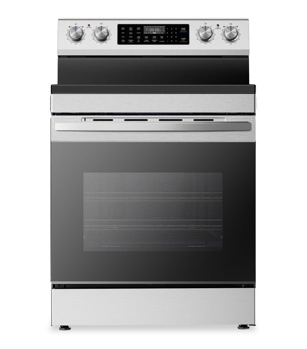 Midea 6.3 Cu. Ft. Freestanding Electric Range with Air Fry – Stainless Steel - MER30A15ASTC