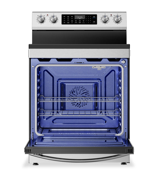 Midea 6.3 Cu. Ft. Freestanding Electric Range with Air Fry – Stainless Steel - MER30A15ASTC