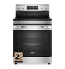 Midea 6.3 Cu. Ft. Freestanding Electric Range with Air Fry – Stainless Steel - MER30A15ASTC | Cuisinière électrique amovible Midea de 6,3 pi3 avec friture à air - acier inoxydable - MER30A15ASTC