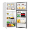 Hisense 30” 18 Cu. Ft. Counter-Depth Top-Mount Refrigerator – Stainless Steel - RT18N3AWE | Réfrigérateur Hisense de 18 pi3 et de 30 po de profondeur comptoir à congélateur supérieur - acier inoxydable - RT18N3AWE