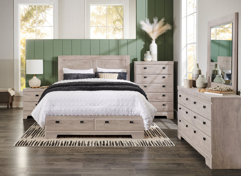 Yorkdale Bedroom Chest of Drawers, 5-Drawer, 31.1\"W x 47.4\"H, Made in Canada - White