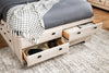 Yorkdale Full Storage Bed - White