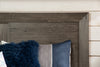 Yorkdale Grey Queen/Full Panel Headboard - {Contemporary} style Headboard in Alabaster Oak {Engineered Wood}