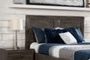 Yorkdale Grey Queen/Full Panel Headboard - {Contemporary} style Headboard in Alabaster Oak {Engineered Wood}
